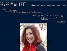 Tablet Screenshot of beverlywillett.com